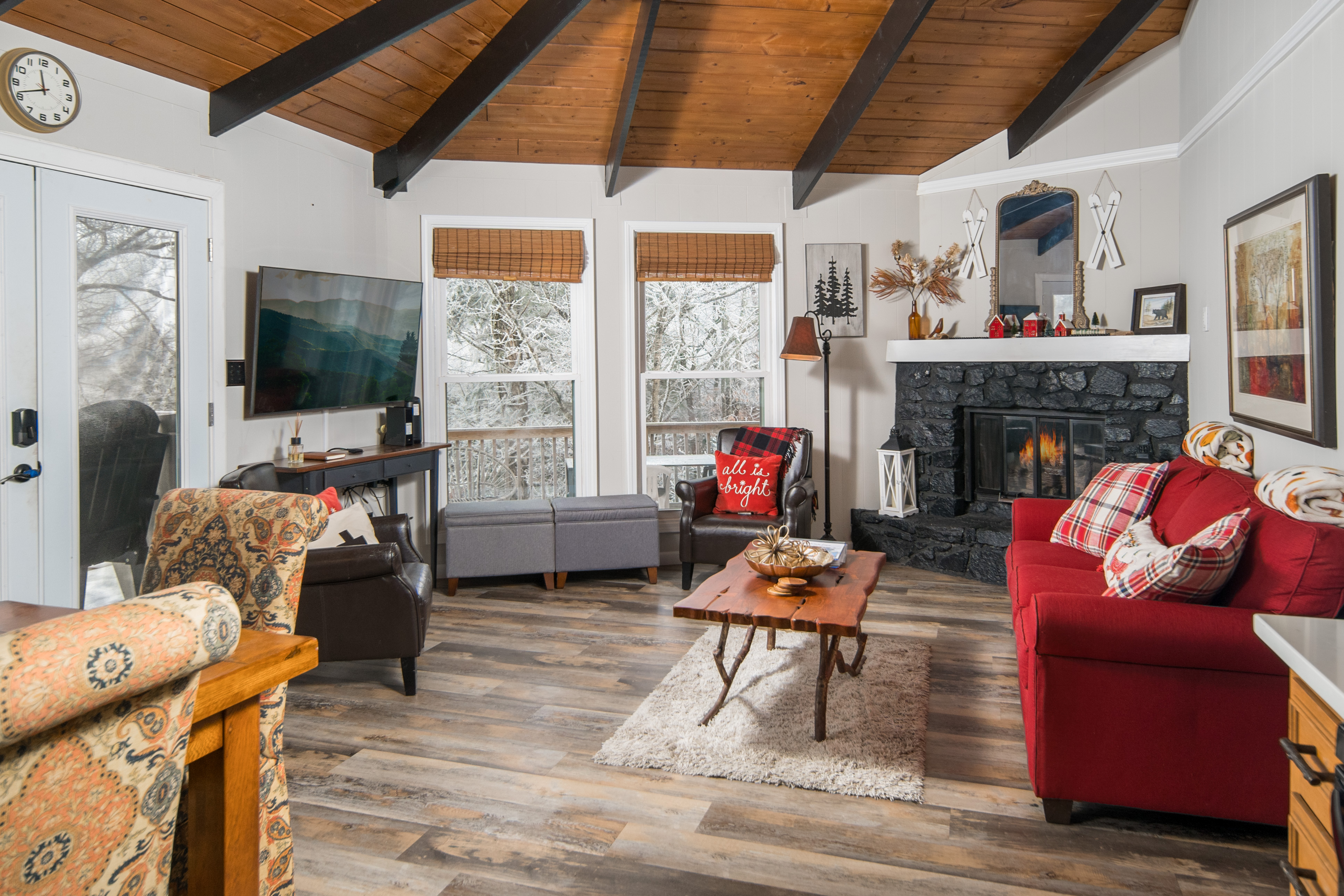 Cozy cabin with hot tub | Pet-friendly mountain retreat | Above and Beyond Mountain Rentals logo